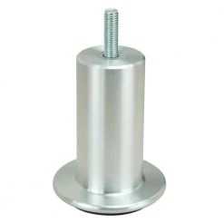 1 7/8 in. (47 mm) Aluminum Metal Round Contemporary Furniture Leg by Richelieu Hardware
