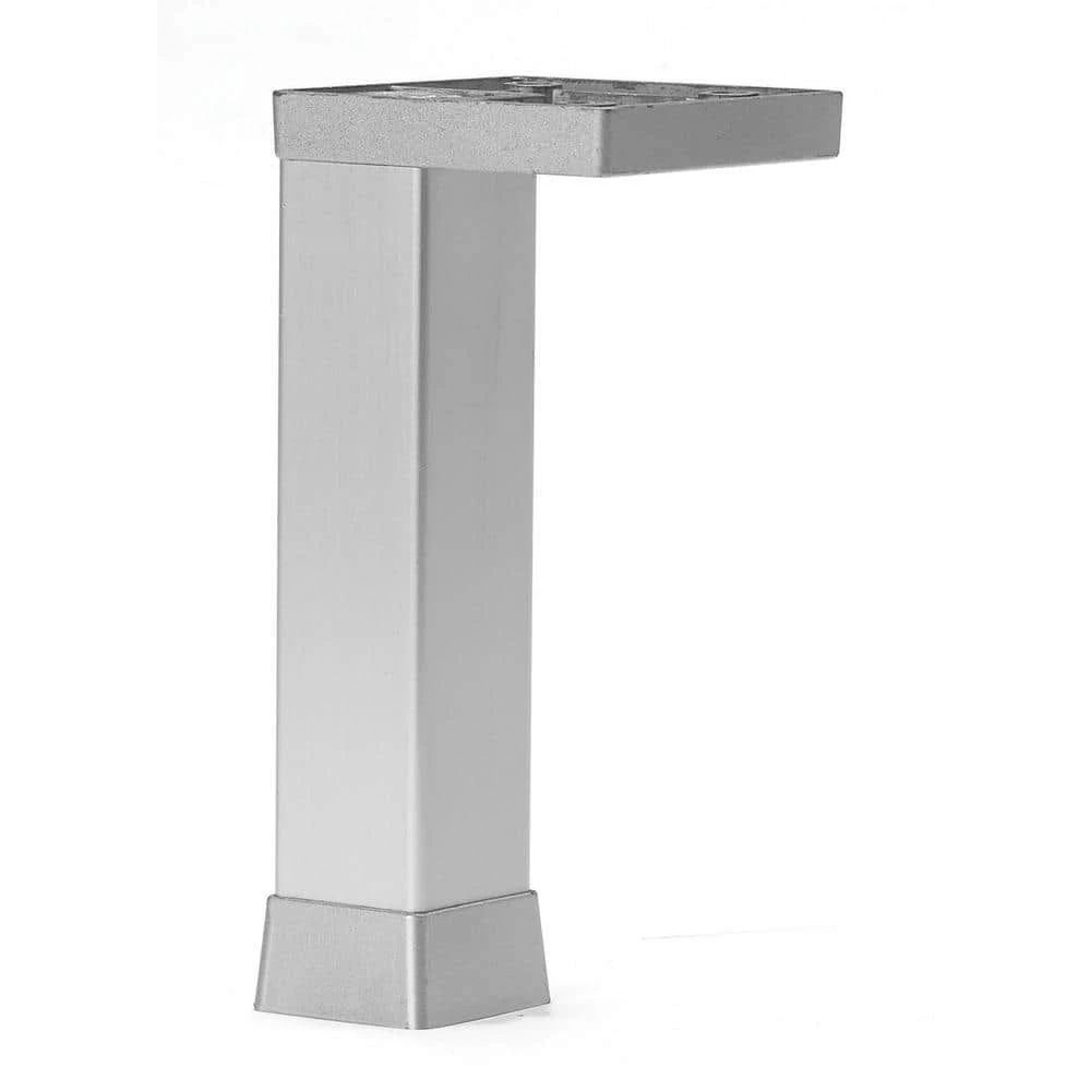 7 7/8 in. (200 mm) Aluminum Square Furniture Leg with leveling Glide by Richelieu Hardware 3 7 7/8 in. (200 mm) Aluminum Square Furniture Leg with leveling Glide by Richelieu Hardware