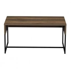35.43 in. Ashwood Finish Wrap Wood Modern Coffee Table by HOUSEHOLD ESSENTIALS -Richelieu Hardware Sales ashwood black household essentials coffee tables hh8259 1 c3 1000
