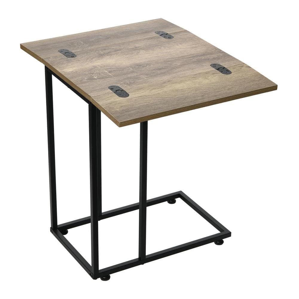 Jamestown Folding C Table, Square, Ashwood by HOUSEHOLD ESSENTIALS 7 Jamestown Folding C Table, Square, Ashwood by HOUSEHOLD ESSENTIALS - Image 5