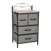 Victoria Ashwood 4-Drawer Storage Chest, 31.7 in. H x 17.32 in. W by HOUSEHOLD ESSENTIALS -Richelieu Hardware Sales ashwood household essentials chest of drawers 8414 1 64 1000
