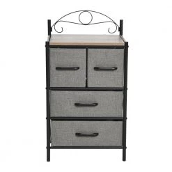 Victoria Ashwood 4-Drawer Storage Chest, 31.7 in. H x 17.32 in. W by HOUSEHOLD ESSENTIALS -Richelieu Hardware Sales ashwood household essentials chest of drawers 8414 1 c3 1000