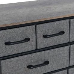 40.5 in. H x 33.25 in. W Ashwood Wide Victoria 8-Drawer Storage Chest by HOUSEHOLD ESSENTIALS -Richelieu Hardware Sales ashwood household essentials chest of drawers 8424 1 4f 1000
