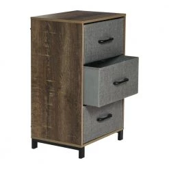 Hallway Narrow Ashwood 3-Drawer Chest 25.75 in. H x 16 in. W x 12 in. D by HOUSEHOLD ESSENTIALS -Richelieu Hardware Sales ashwood household essentials chest of drawers 8504 1 31 1000