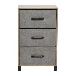 Hallway Narrow Ashwood 3-Drawer Chest 25.75 in. H x 16 in. W x 12 in. D by HOUSEHOLD ESSENTIALS -Richelieu Hardware Sales ashwood household essentials chest of drawers 8504 1 c3 1000
