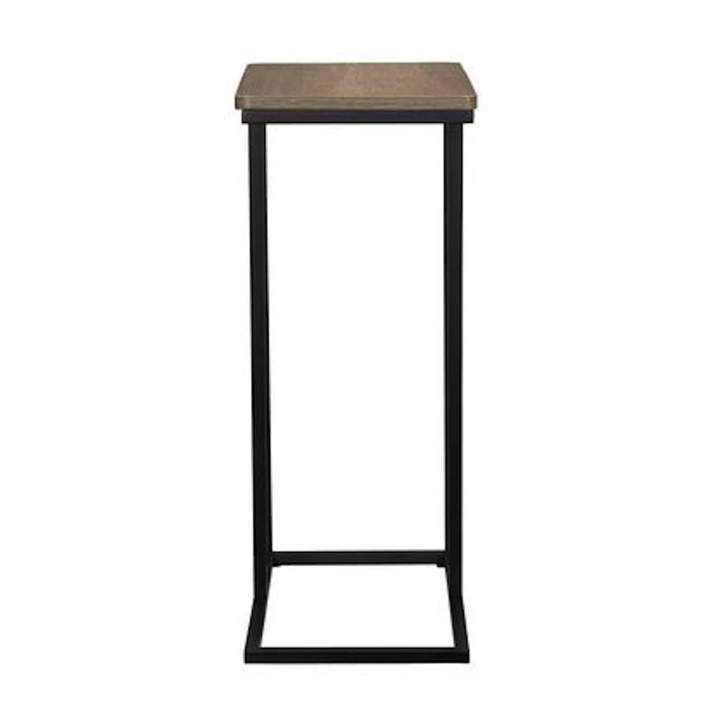 Ashford Collection 25 in. Black Side Table (1-Pk) by HOUSEHOLD ESSENTIALS 7 Ashford Collection 25 in. Black Side Table (1-Pk) by HOUSEHOLD ESSENTIALS - Image 5