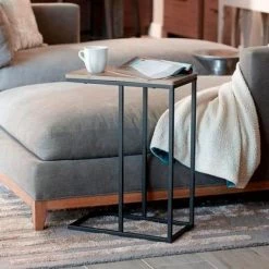 Ashford Collection 25 in. Black Side Table (1-Pk) by HOUSEHOLD ESSENTIALS 15 Ashford Collection 25 in. Black Side Table (1-Pk) by HOUSEHOLD ESSENTIALS -Richelieu Hardware Sales balck household essentials end side tables 8083 1 31 1000