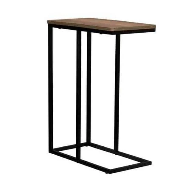 Ashford Collection 25 in. Black Side Table (1-Pk) by HOUSEHOLD ESSENTIALS 4 Ashford Collection 25 in. Black Side Table (1-Pk) by HOUSEHOLD ESSENTIALS - Image 2