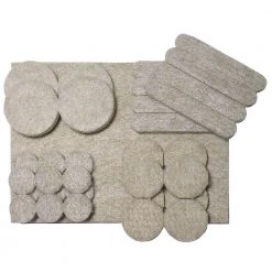 Assorted Self-adhesive Felt Pads (33-Multipack) by Richelieu Hardware