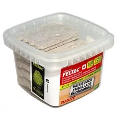 2-5/8 in. Self-adhesive Felt Pads (100-Pack) by Richelieu Hardware -Richelieu Hardware Sales beige cream richelieu hardware furniture accessories 23108pc 1f 1000