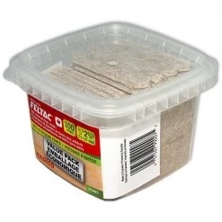 2-5/8 in. Self-adhesive Felt Pads (100-Pack) by Richelieu Hardware -Richelieu Hardware Sales beige cream richelieu hardware furniture accessories 23108pc 44 1000