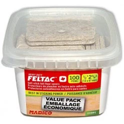 2-5/8 in. Self-adhesive Felt Pads (100-Pack) by Richelieu Hardware -Richelieu Hardware Sales beige cream richelieu hardware furniture accessories 23108pc 4f 1000