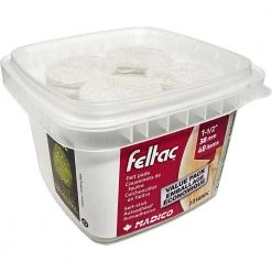 1-1/2 in. Self-adhesive Felt Pads (48-Pack) by Richelieu Hardware -Richelieu Hardware Sales beige cream richelieu hardware furniture accessories 23169pc 4f 1000