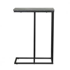 Greystone Collection 25 in. Black Side Table (1-PK) by HOUSEHOLD ESSENTIALS -Richelieu Hardware Sales black household essentials end side tables 8094 1 1f 1000