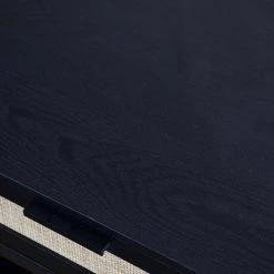 17 in. Woven Square Black Oak Rattan End Table by HOUSEHOLD ESSENTIALS -Richelieu Hardware Sales black oak black household essentials end side tables hh8265 1 76 1000