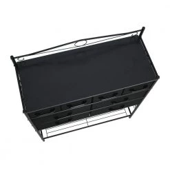 40.5 in. H x 33.25 in. W Black Oak Wide Victoria 8-Drawer Storage Chest by HOUSEHOLD ESSENTIALS -Richelieu Hardware Sales black oak household essentials chest of drawers 8428 1 1f 1000