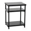 Jamestown 3 Tier End Rectangular Table, 23.6''H x 17.46''W, Black Oak by HOUSEHOLD ESSENTIALS 2 Jamestown 3 Tier End Rectangular Table, 23.6''H x 17.46''W, Black Oak by HOUSEHOLD ESSENTIALS -Richelieu Hardware Sales black oak household essentials end side tables 8174 1 64 1000