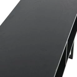 Jamestown Media Table, Holds a Maximum 60 in. Television, Rectangular, Black Oak, 15.75" H x 39.37" W x 15.75" D by HOUSEHOLD ESSENTIALS -Richelieu Hardware Sales black oak household essentials tv stands 8189 1 1f 1000