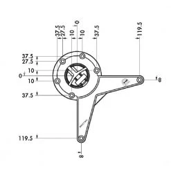 2 3/8 in. (60 mm) Black Steel and ABS Round Table Leg with leveling Glide by Richelieu Hardware -Richelieu Hardware Sales black richelieu hardware furniture parts 615110190 4f 1000