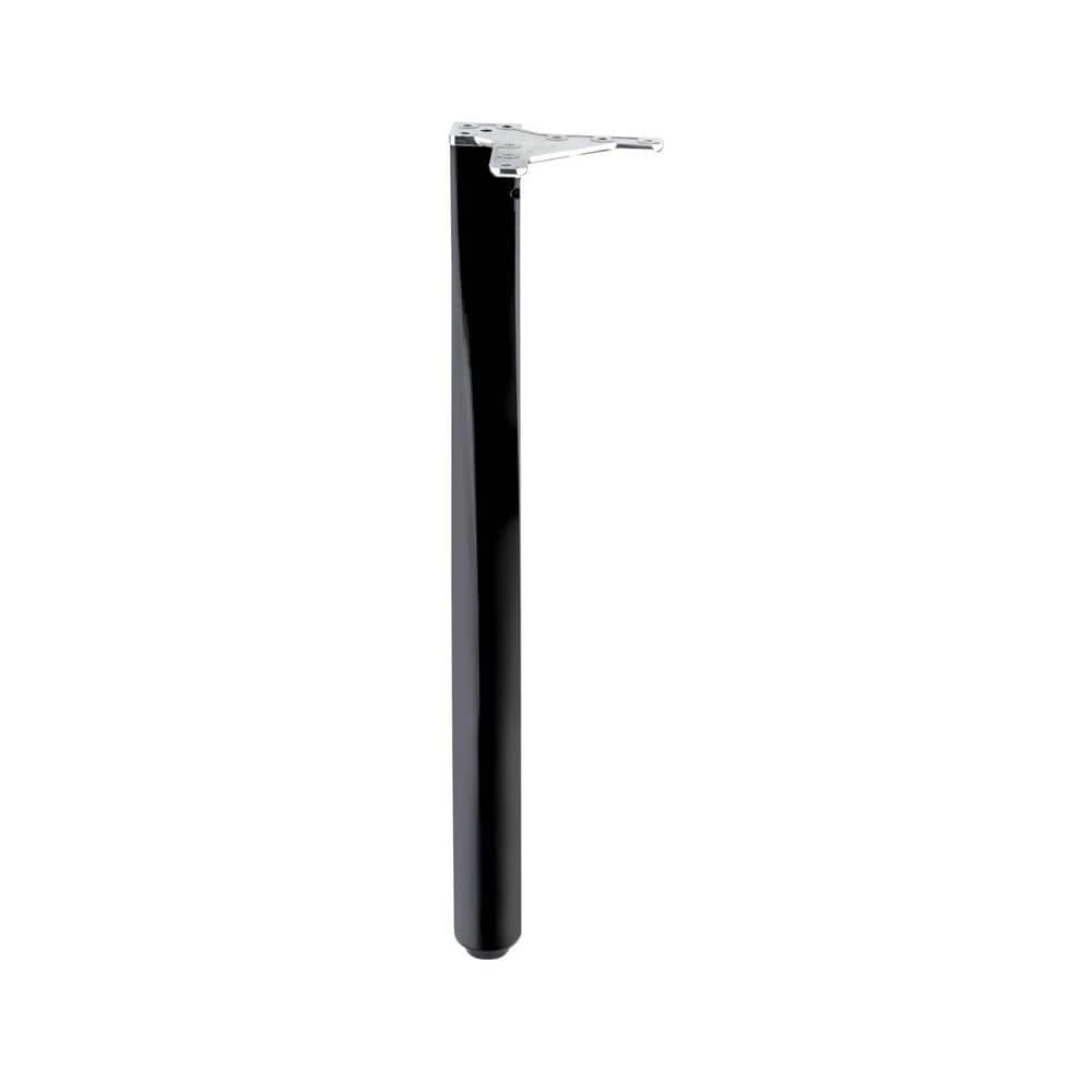 27 3/4 in. (705 mm) Black Metal Abstract Table Leg with leveling Glide by Richelieu Hardware 3 27 3/4 in. (705 mm) Black Metal Abstract Table Leg with leveling Glide by Richelieu Hardware