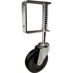 4 in. (101 mm) Black Non-Braking Swivel Stem Caster with 132 lb. Load Rating by Richelieu Hardware