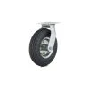 8 in. (203 mm) Black Non-Braking Swivel Plate Caster with 220 lb. Load Rating by Richelieu Hardware -Richelieu Hardware Sales blacks richelieu hardware casters f26488 64 1000