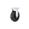 6 in. (152 mm) Black Fixed Plate Caster with 772 lb. Load Rating by Richelieu Hardware