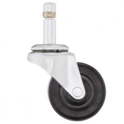 2 in. (51 mm) Black and Zinc Non-Braking Swivel Stem Caster with 88 lb. Load Rating by Richelieu Hardware -Richelieu Hardware Sales blacks richelieu hardware casters f30247 a0 1000