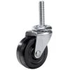 2 in. (51 mm) Black and Zinc Non-Braking Swivel Stem Caster with 88 lb. Load Rating by Richelieu Hardware -Richelieu Hardware Sales blacks richelieu hardware casters f30648 64 1000