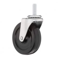 3 in. (76 mm) Black and Zinc Non-Braking Swivel Stem Caster with 126 lb. Load Rating by Richelieu Hardware -Richelieu Hardware Sales blacks richelieu hardware casters f30719 a0 1000