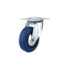3-15/16 in. (100 mm) Blue Non-Braking Swivel Plate Caster with 132 lb. Load Rating by Richelieu Hardware -Richelieu Hardware Sales blues richelieu hardware casters f08335 64 1000