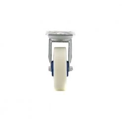 4-15/16 in. (125 mm) Blue and Beige Non-Braking Swivel Plate Caster with 441 lb. Load Rating by Richelieu Hardware -Richelieu Hardware Sales blues richelieu hardware casters f24805 4f 1000