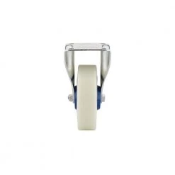 4-15/16 in. (125 mm) Blue and Beige Fixed Plate Caster with 441 lb. Load Rating by Richelieu Hardware -Richelieu Hardware Sales blues richelieu hardware casters f24806 4f 1000