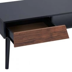 18.5 in. H x 19.69 in. D Coffee Table with Storage Shelf and Drawer in Brown and Black by HOUSEHOLD ESSENTIALS -Richelieu Hardware Sales brown black household essentials coffee tables 8106 1 1f 1000