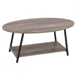 40 in. Brown Medium Oval Wood Coffee Table with Storage by HOUSEHOLD ESSENTIALS -Richelieu Hardware Sales brown household essentials coffee tables 8081 1 c3 1000