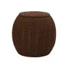 17 in. Barrel Basket Side Table in Brown Handwoven Paper Rope by HOUSEHOLD ESSENTIALS -Richelieu Hardware Sales brown household essentials end side tables ml 4228 64 1000