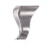 4 in. (102 mm) Brushed Aluminum Curved Furniture Leg by Richelieu Hardware -Richelieu Hardware Sales brushed aluminum richelieu hardware furniture parts 560060 64 1000