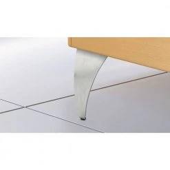 4 in. (102 mm) Brushed Aluminum Triangular Furniture Leg by Richelieu Hardware -Richelieu Hardware Sales brushed aluminum richelieu hardware furniture parts bp5600124 4f 1000
