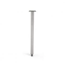 27 in. (686 mm) Brushed Stainless Steel Adjustable Stainless Steel Leg by Richelieu Hardware
