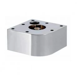 1-9/16 in. (40 mm) Chrome Adjustable Contemporary Furniture Leg by Richelieu Hardware