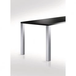 34 1/4 in. (870 mm) Chrome Steel Square Design Table Leg with leveling Glide by Richelieu Hardware -Richelieu Hardware Sales chrome richelieu hardware furniture parts 644870140 4f 1000