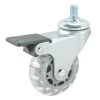 2-1/2 in. (64 mm) Light Gray Braking Swivel Stem Caster with 88 lb. Load Rating by Richelieu Hardware 1 2-1/2 in. (64 mm) Light Gray Braking Swivel Stem Caster with 88 lb. Load Rating by Richelieu Hardware -Richelieu Hardware Sales clear richelieu hardware casters 26502020513 64 1000