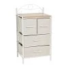 Victoria Coastal Oak 4-Drawer Storage Chest 31.7 in. H x 17.32 in. W by HOUSEHOLD ESSENTIALS