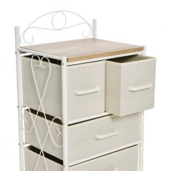 Victoria Coastal Oak 4-Drawer Storage Chest 31.7 in. H x 17.32 in. W by HOUSEHOLD ESSENTIALS -Richelieu Hardware Sales coastal oak household essentials chest of drawers 8412 1 77 1000