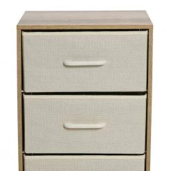Hallway Coastal Oak 3-Drawer Chest, 25.75 in. H x 16 in. W by HOUSEHOLD ESSENTIALS -Richelieu Hardware Sales coastal oak household essentials chest of drawers 8502 1 c3 1000