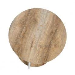 Jamestown 2 Tier End Table, Round, Coastal Oak, 20.3" Wide by HOUSEHOLD ESSENTIALS 18 Jamestown 2 Tier End Table, Round, Coastal Oak, 20.3" Wide by HOUSEHOLD ESSENTIALS -Richelieu Hardware Sales coastal oak household essentials end side tables 8227 1 fa 1000