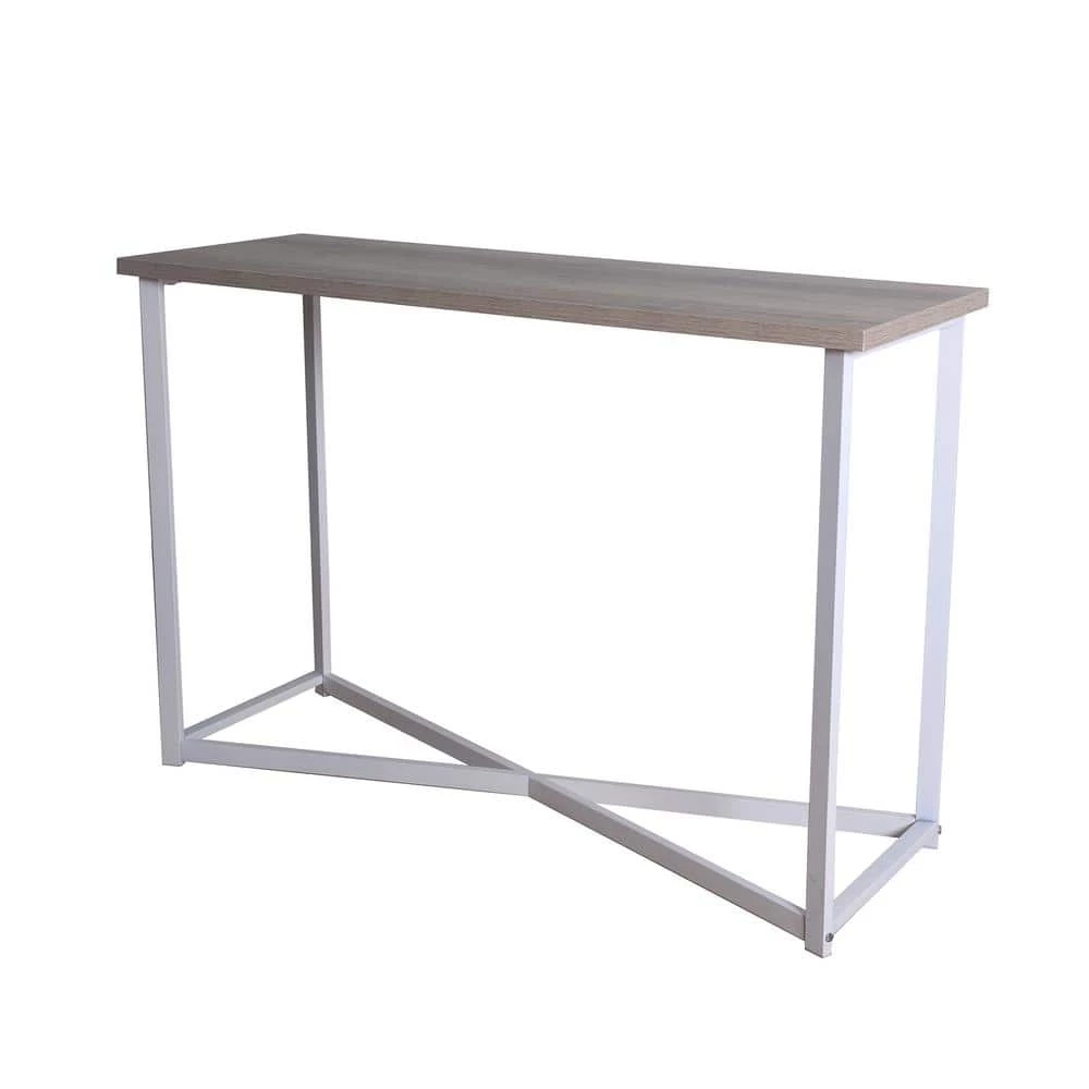 Sofa Table Coastal Oak 29.5 in. H x 44.1 in. W x 15.35 in. D by HOUSEHOLD ESSENTIALS 3 Sofa Table Coastal Oak 29.5 in. H x 44.1 in. W x 15.35 in. D by HOUSEHOLD ESSENTIALS