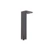 7 7/8 in. (200 mm) Dark Brown Zamak Furniture Leg with leveling Glide by Richelieu Hardware -Richelieu Hardware Sales dark brown richelieu hardware furniture parts 203200060 64 1000