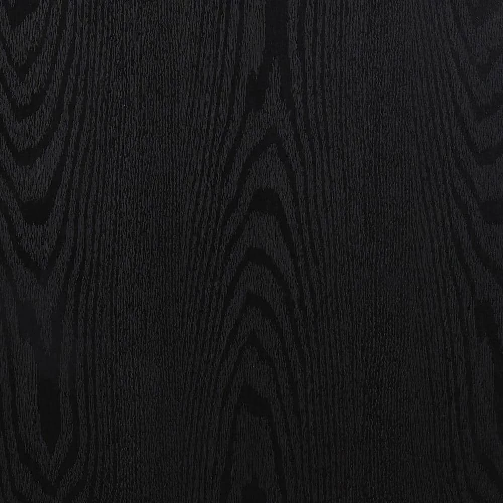 43.7 in. Black Oak Crown Modern Wood Rectangle Sofa Table, Particle Board by HOUSEHOLD ESSENTIALS 6 43.7 in. Black Oak Crown Modern Wood Rectangle Sofa Table, Particle Board by HOUSEHOLD ESSENTIALS - Image 4