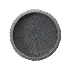 Barrel Gray Storage Resin Low Table Ottoman by HOUSEHOLD ESSENTIALS -Richelieu Hardware Sales gray household essentials ottomans ml 5004 1f 1000